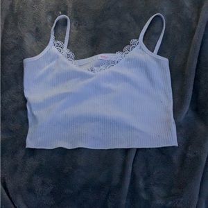 White crop tank, romwe